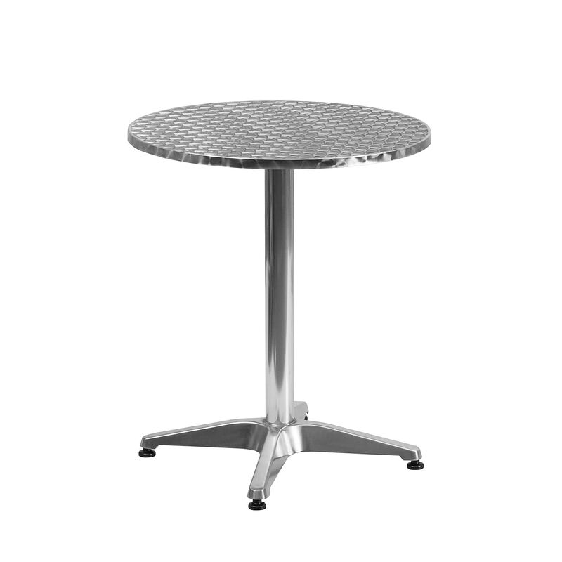 23.5RD Aluminum Table Set image number 2