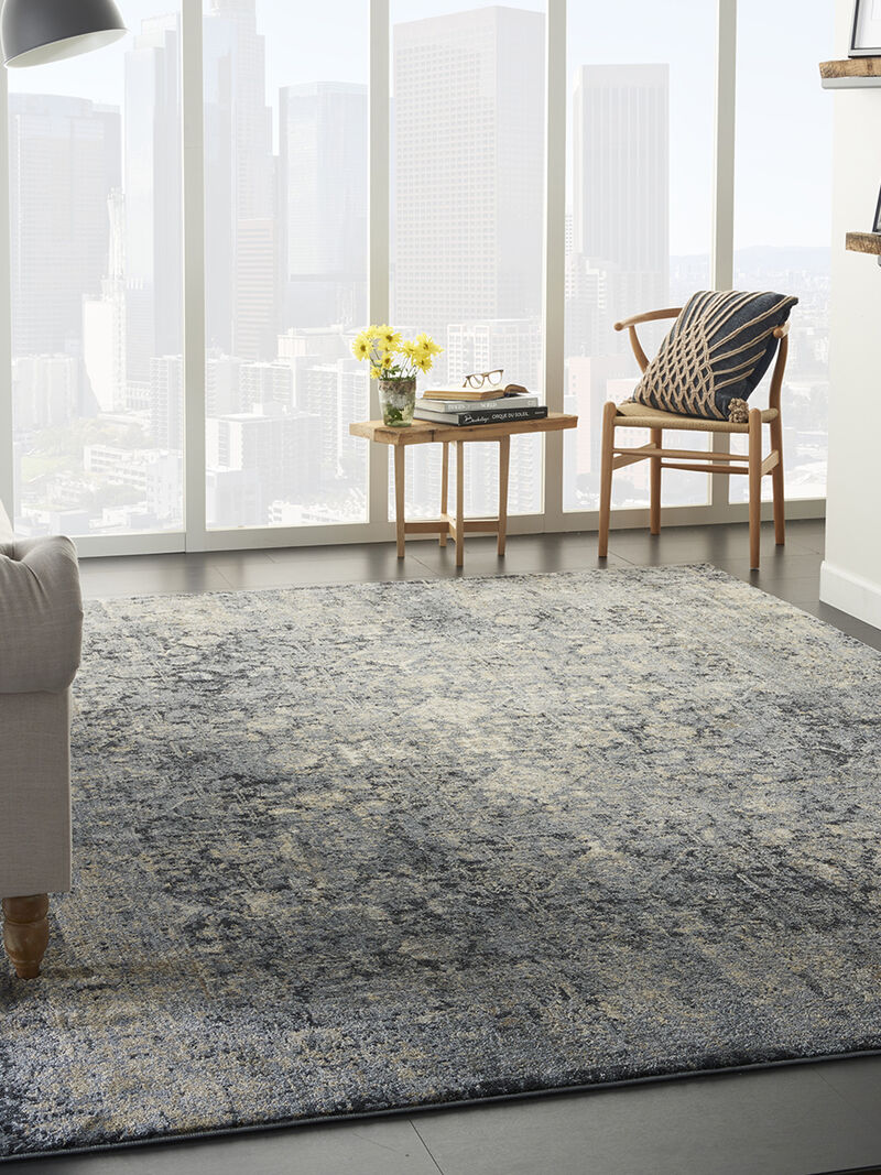 Moroccan Celebration KI3M1 Slate 9'3" x 12'9" Rug