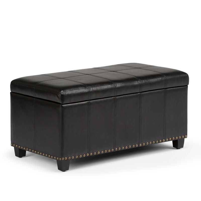 Simpli Home Amelia Storage Ottoman Bench image number 0