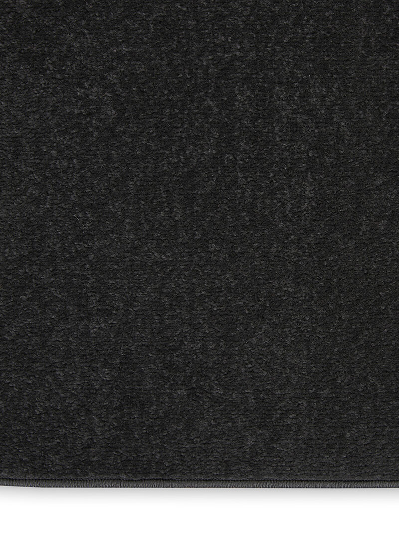 Nourison Essentials NRE01 Black 6' x 9' Rug