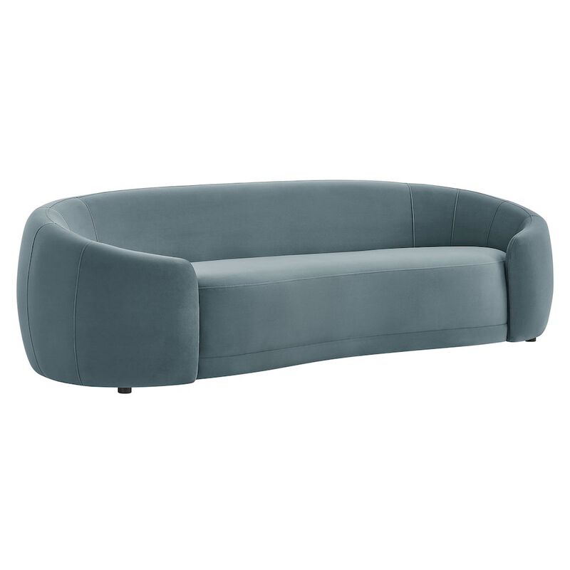 Contessa Curved Performance Velvet Sofa image number 0