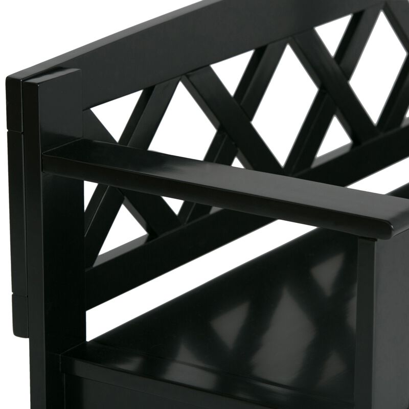 Sigzid Solid Wood Entryway Storage Bench image number 5