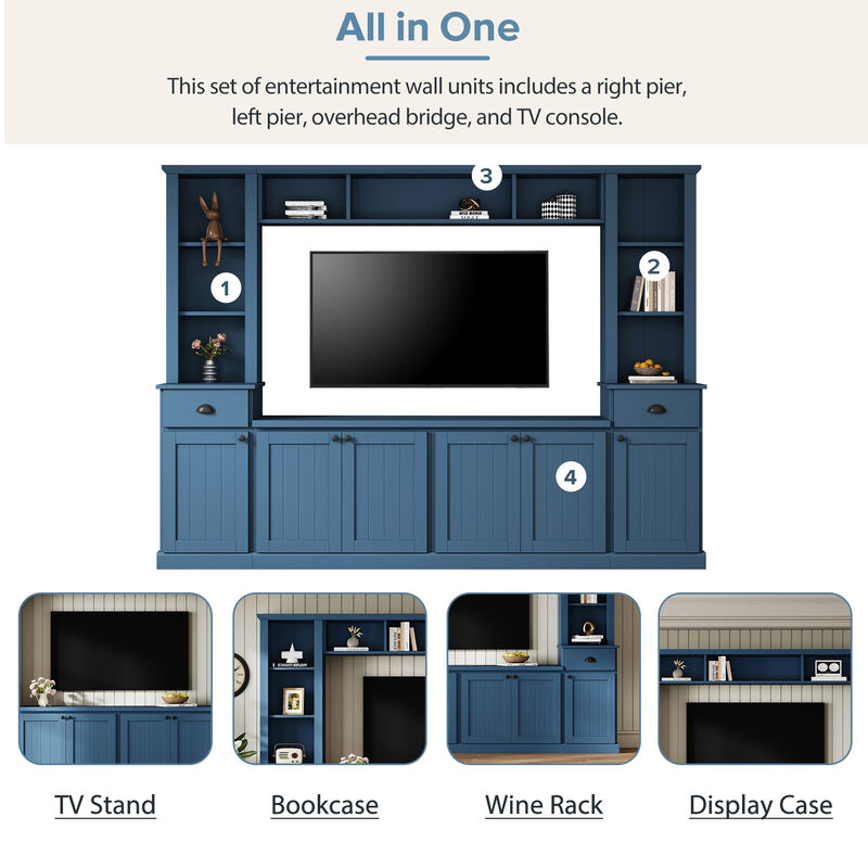 Jitfid  Ample Storage Space TV Stand image number 1