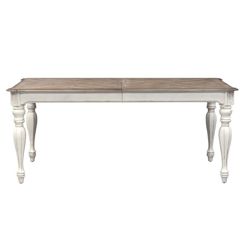 Liberty Furniture Magnolia Manor Rectangular Leg Table in Weathered Bisque image number 1