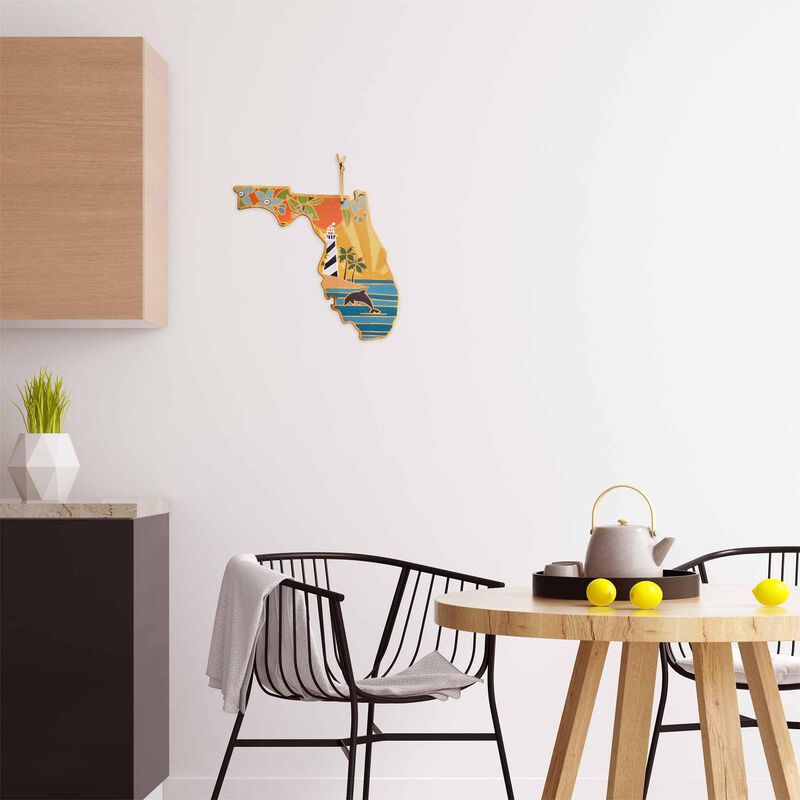 Florida Cutting Board with Artwork by Summer Stokes