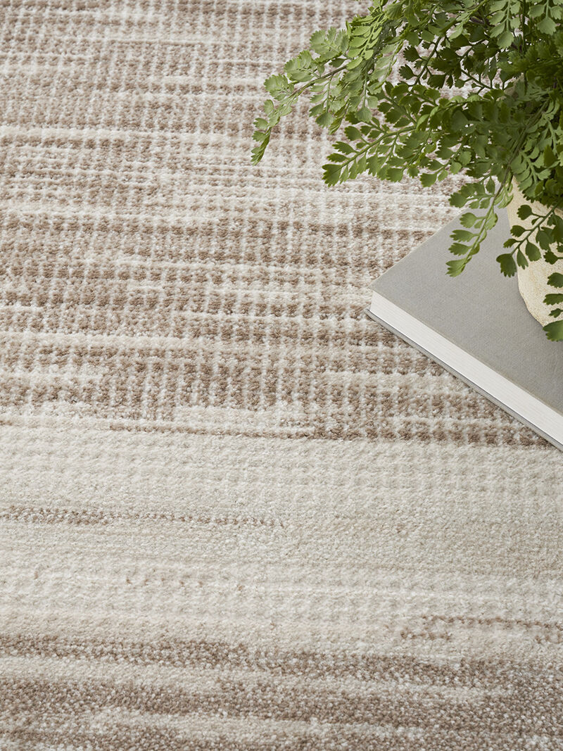 Serenity Home SRH07 Mocha/Ivory 9' x 12' Rug image number 6