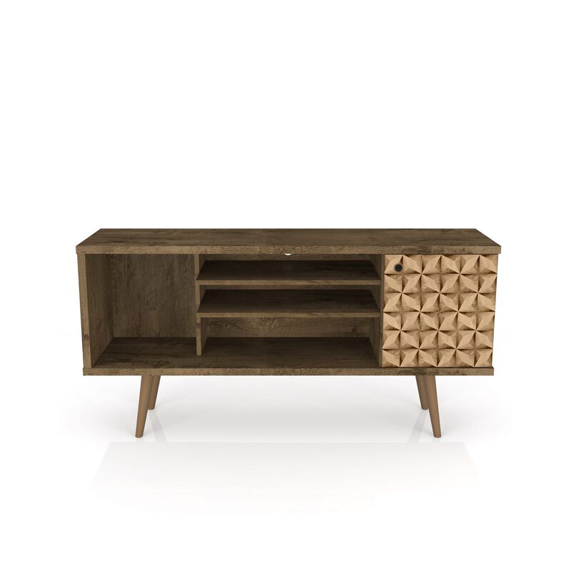Liberty Medium TV Stand in Brown Pattern