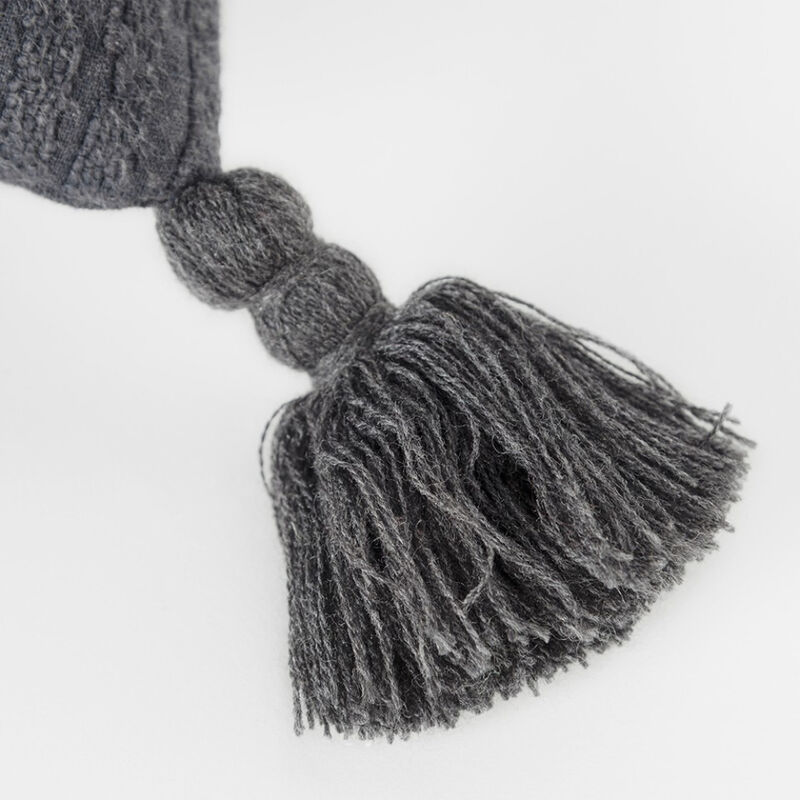 Tonal Abstract Stripe Throw Pillow Modern Decorative Cushion for Sofa or Bed image number 3