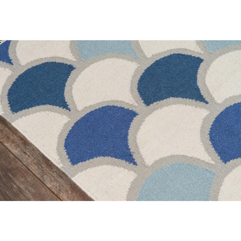 Novogratz Contemporary Rectangle Area Rug, Blue, 2' X 3'