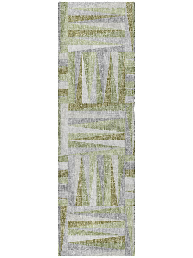 Lorenzo LN2 Green 2'3" x 7'6" Rug