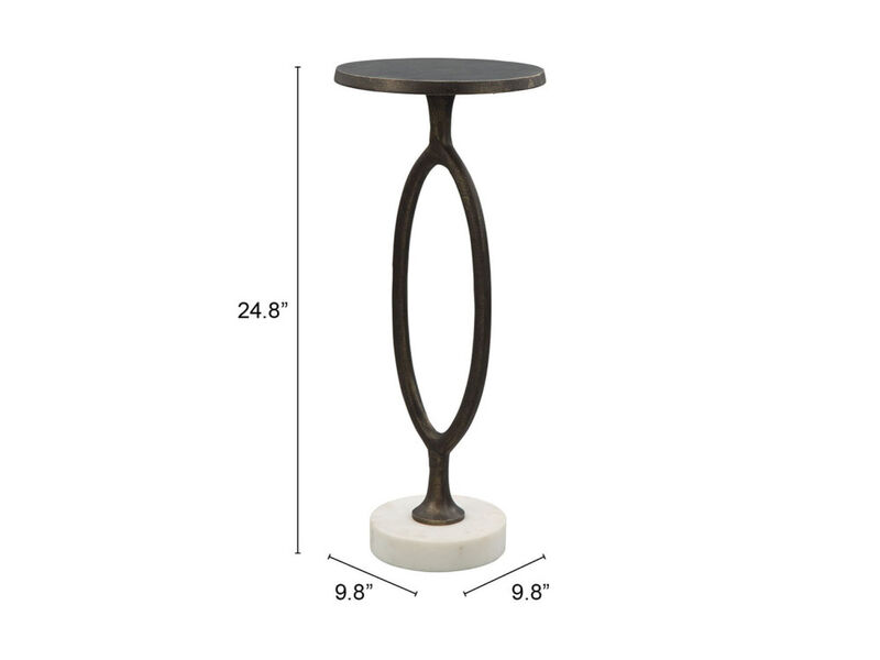 Bonita Accent Table Bronze image number 6