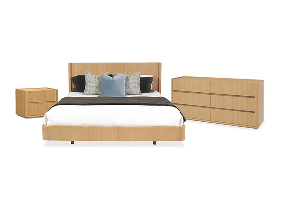Nomad 3-Piece Bedroom Suite in Light Oak