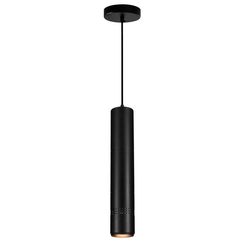 CWI Lighting Stowe LED Down Mini Pendant With Black Finish