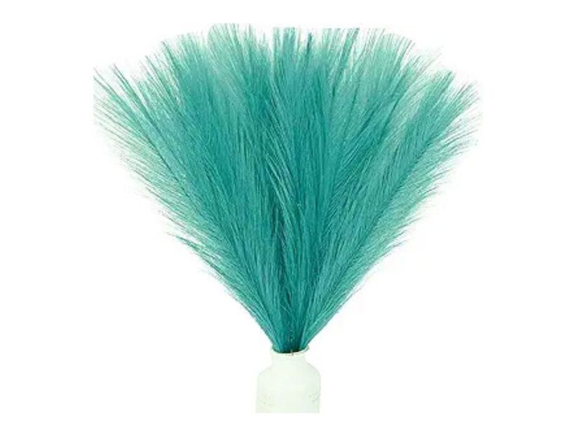 Artificial Pampas Stems Wedding Centerpiece Decor Teal Silk image number 0