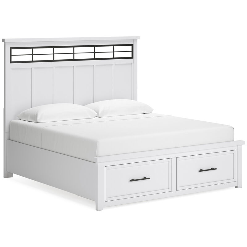 Ashbryn King Panel Storage Bed