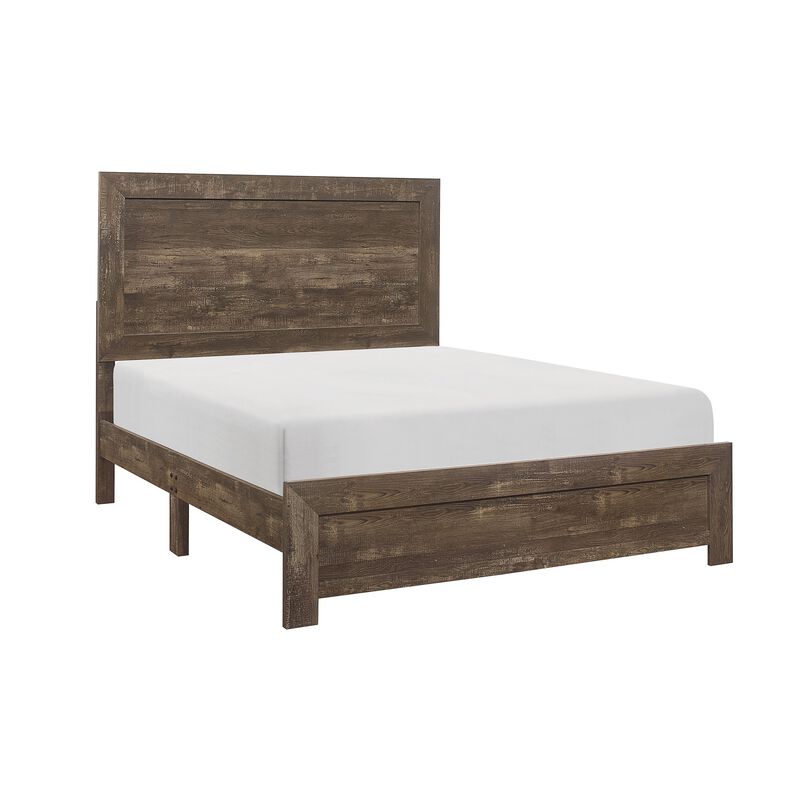 Bedroom Set, Panel Design, 2-Piece Set with Bed and Nightstand image number 2