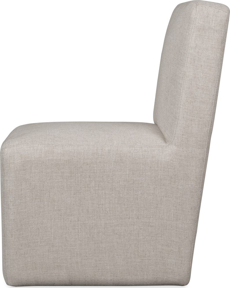 Liv Fully Upholstered Dining Chair in Natural Linen - Set of 2 image number 2