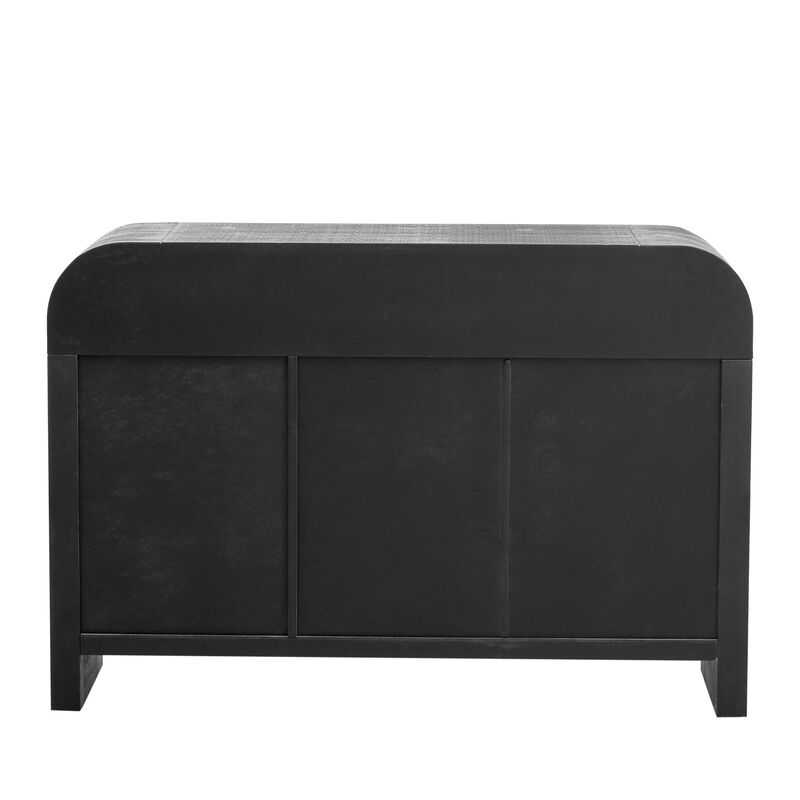 Merax Retro Minimalist Curved Sideboard