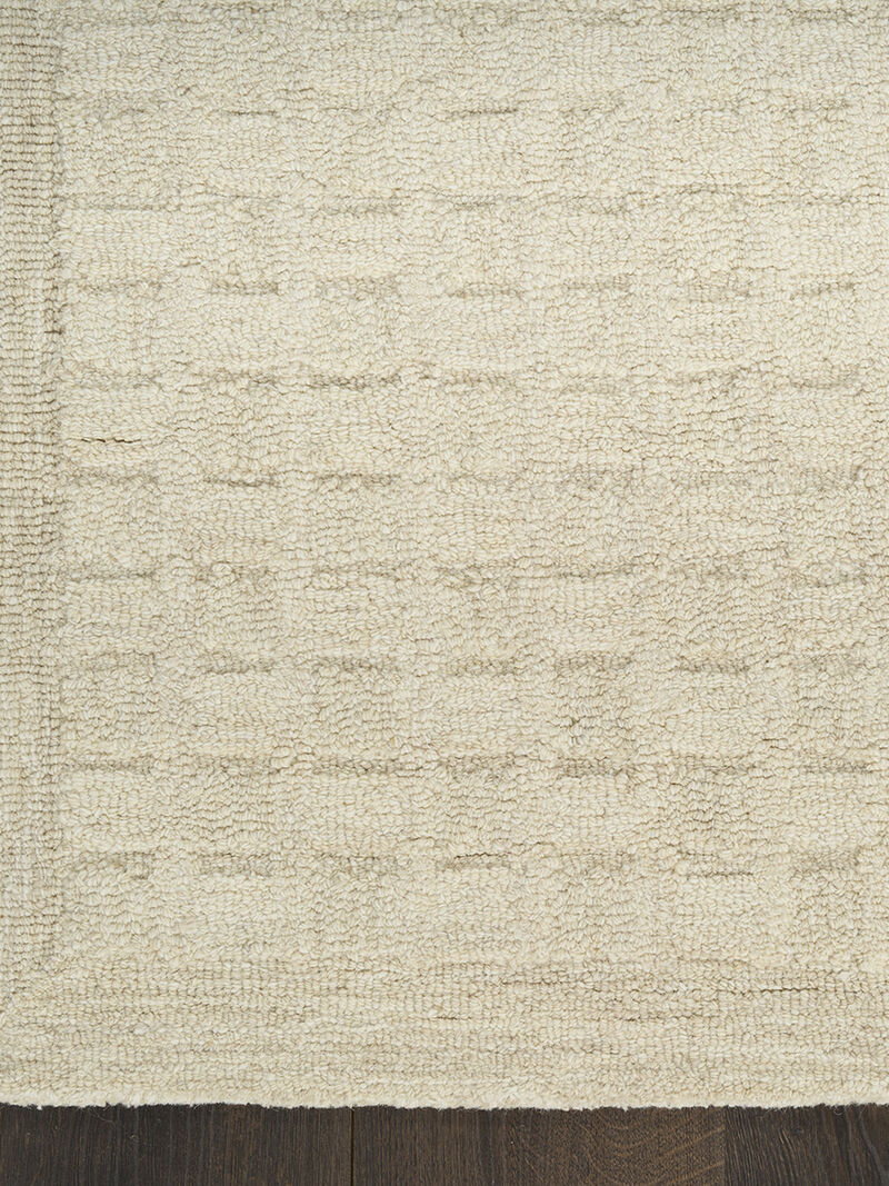 Pure Grids PGR01 Ivory/Beige 8'6" x 11'6" Rug
