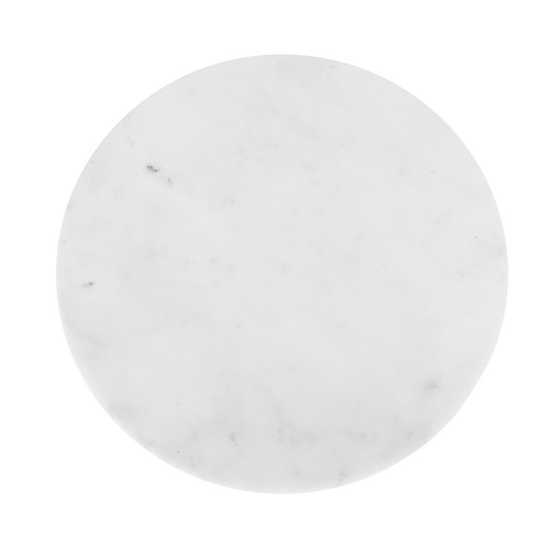 Inspired Home Xavian Marble Side Tabe