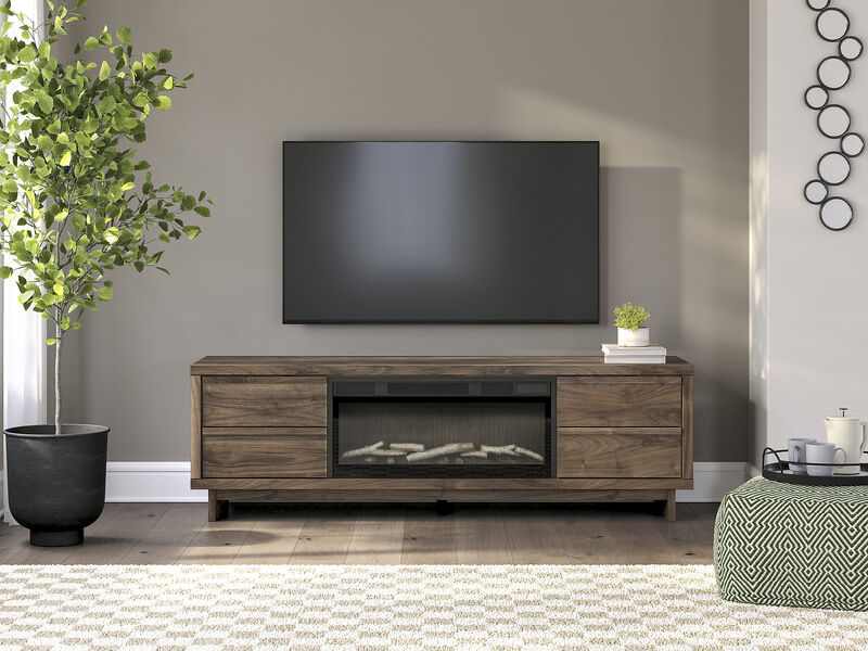 Zadilyn 72" TV Stand with Electric Fireplace image number 2
