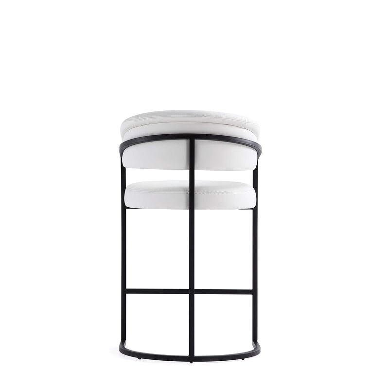 Augusta White Counter Stools (Set of 3)