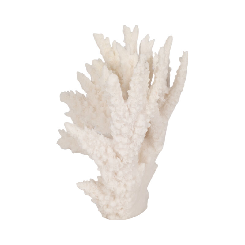 10" Coral Reef Decor, White image number 4