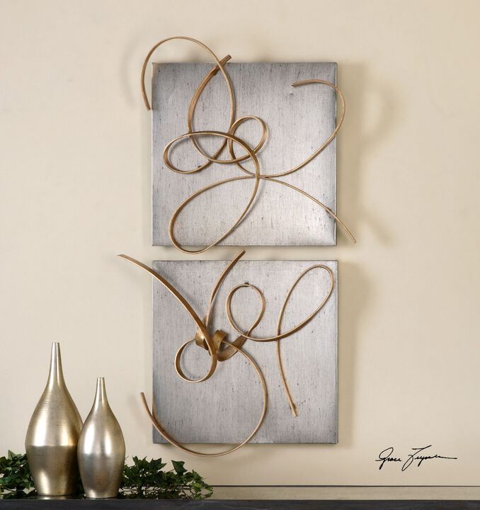 Uttermost Harmony Metal Wall Art, S/2