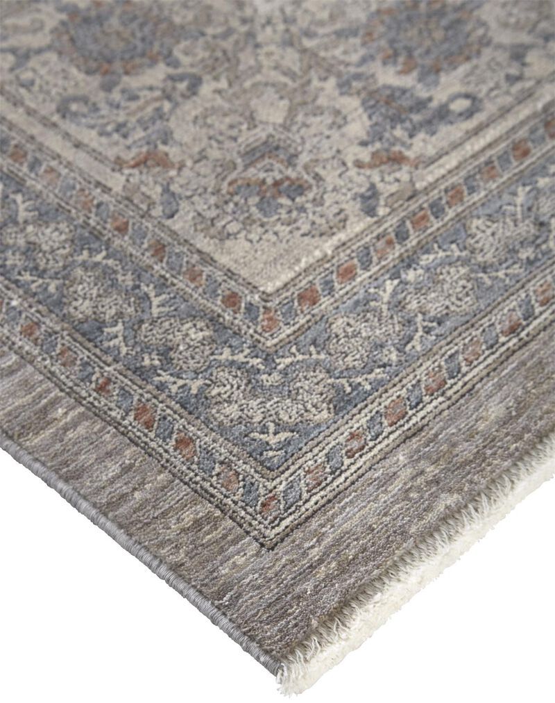 Marquette 3761F Taupe/Silver/Blue 6'7" x 9'10" Rug