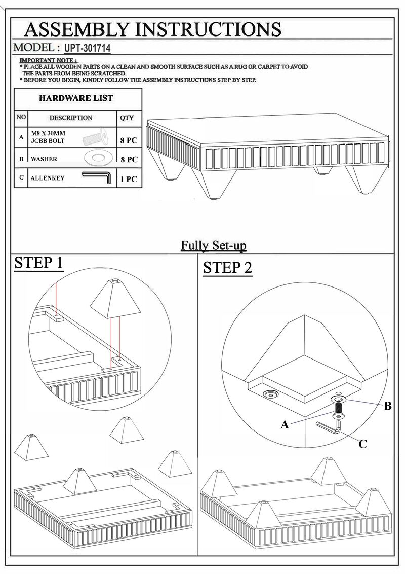 Tokyo Inspired 36 Inch Square Mango Wood Coffee Table - Handcrafted with Elegant Sandblasted Gray Finish and Tapered Legs