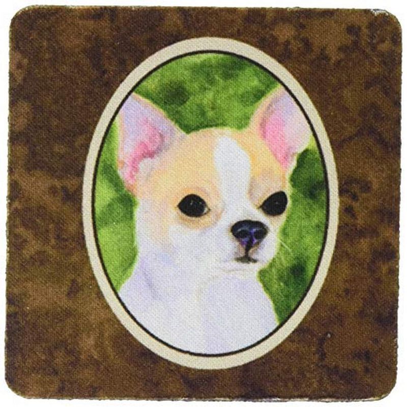 Caroline's Treasures SS8786FC Chihuahua Foam Coasters (Set of 4), 3.5 H x 3.5 W, Multicolor image number 0