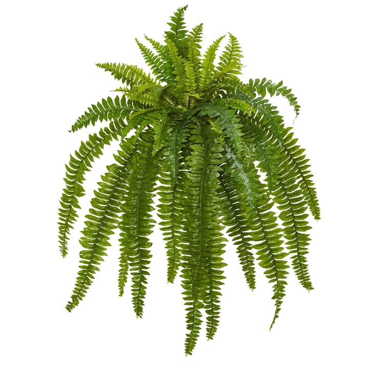 Nearly Natural 35-in Boston Fern Artificial Plant (Set of 2)