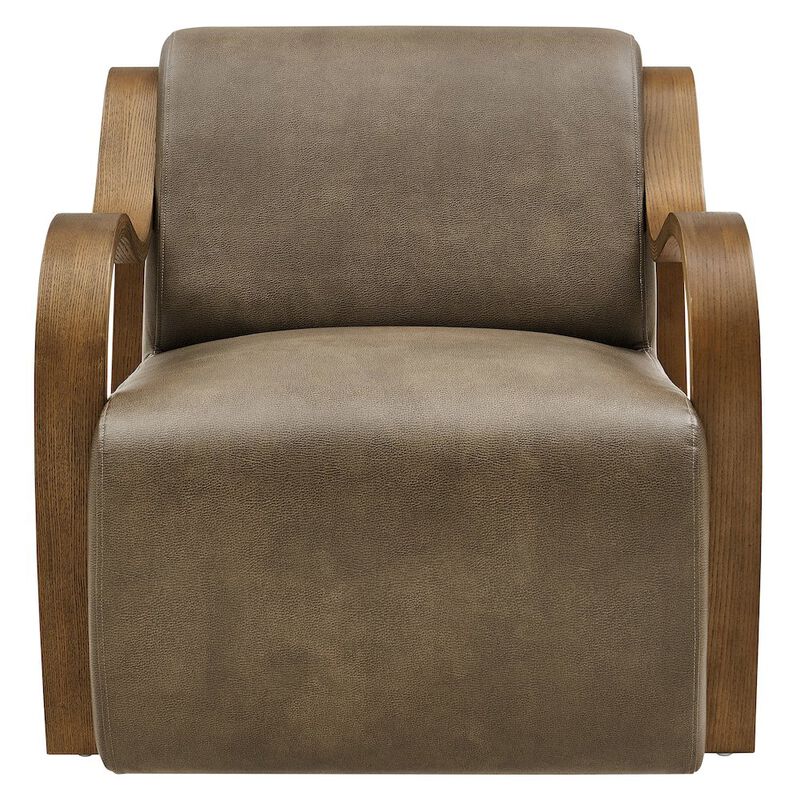 Atrium Vegan Leather Accent Armchair image number 5