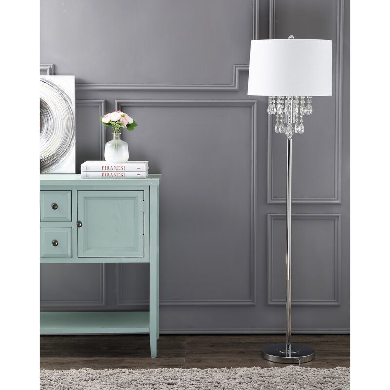 Abigail Crystal / Metal LED Floor Lamp
