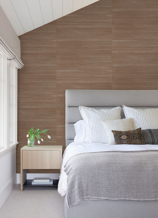 Caihon Rust Sisal Grasscloth Wallpaper (Set of 2)