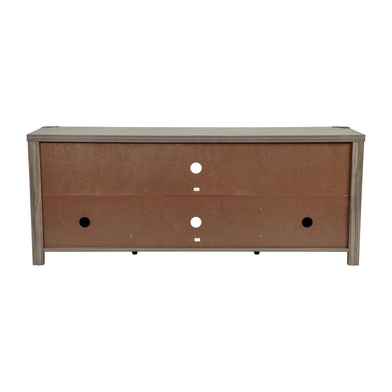 Flash Furniture Farmhouse Barn Door TV Stand-Gray Wash Oak for TV's up to 65 ines-59" image number 2