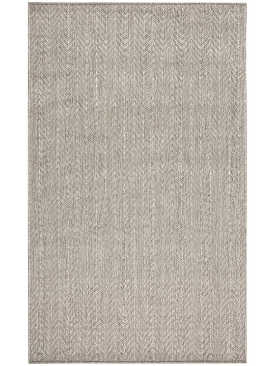 Horizon Indoor/Outdoor HOZ02 Gray 3' x 5' Rug