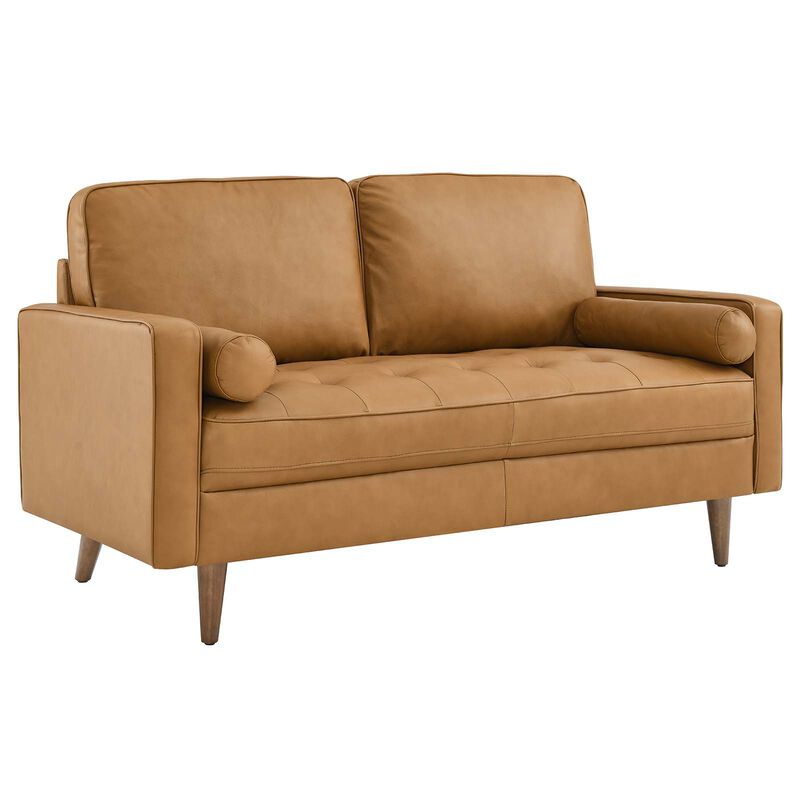 Valour Leather Loveseat image number 2