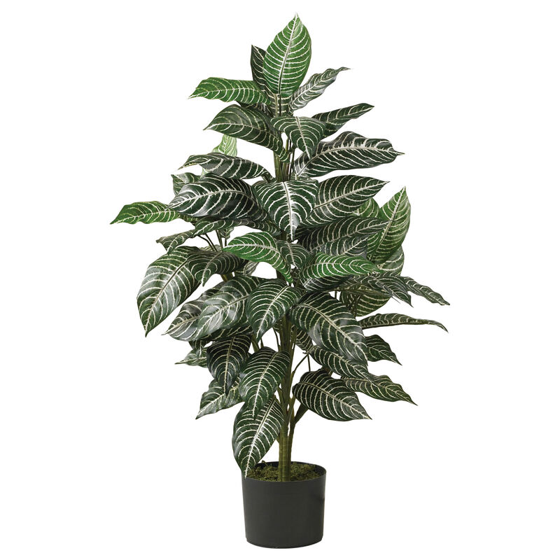Hivvago 3' Zebra Silk Plant