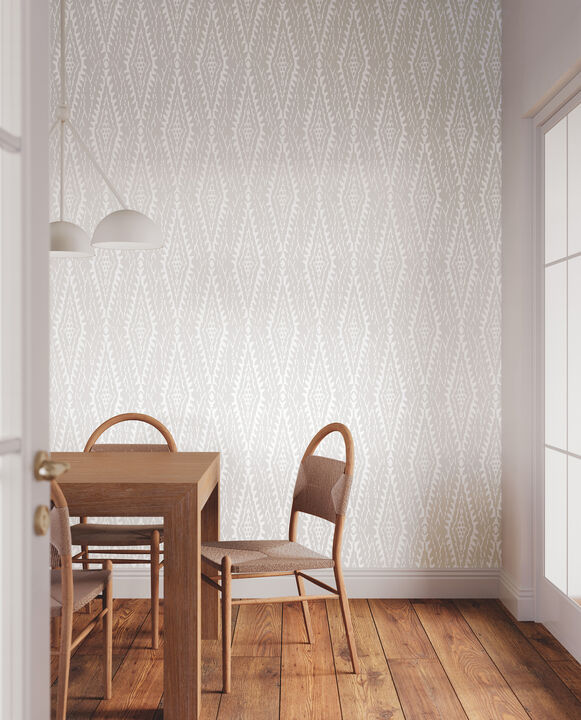 Rousseau Paperweave Warm Grey Wallpaper (Set of 2)