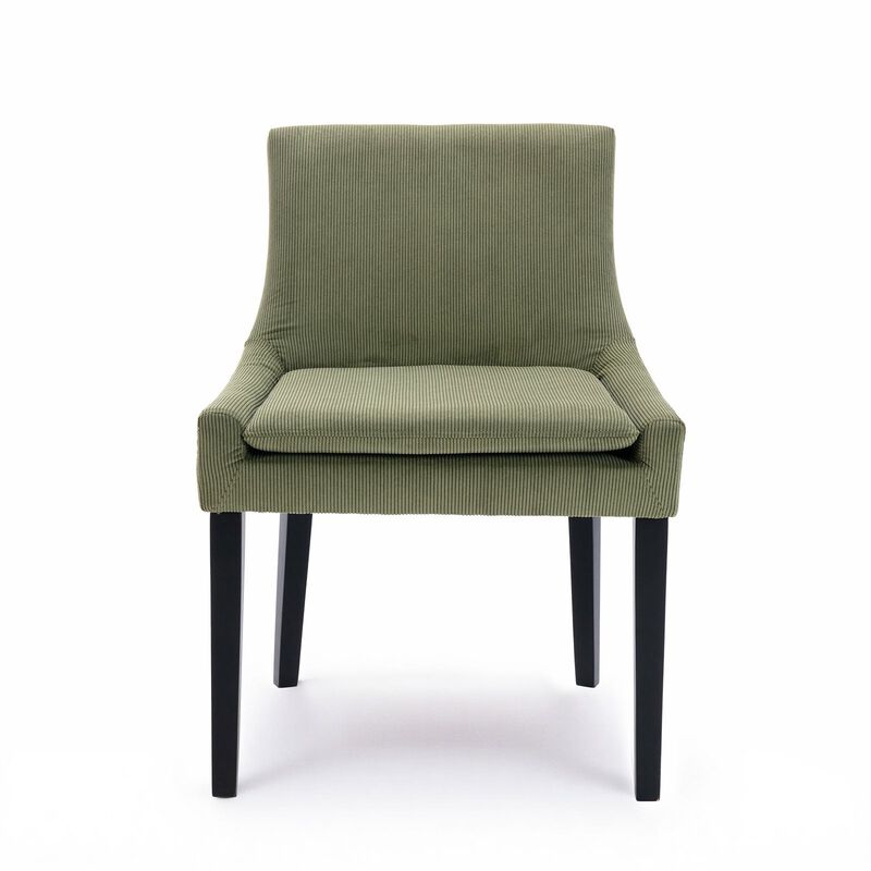 COLAMY MAIRA Transitional Neutral Dining Chair-Dark Grey Set of 2 image number 0