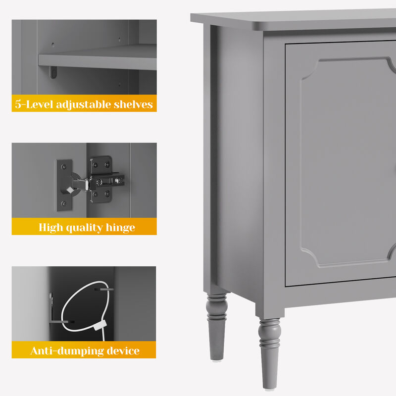 Prurt Wood Buffet Sideboard Cabinet image number 3