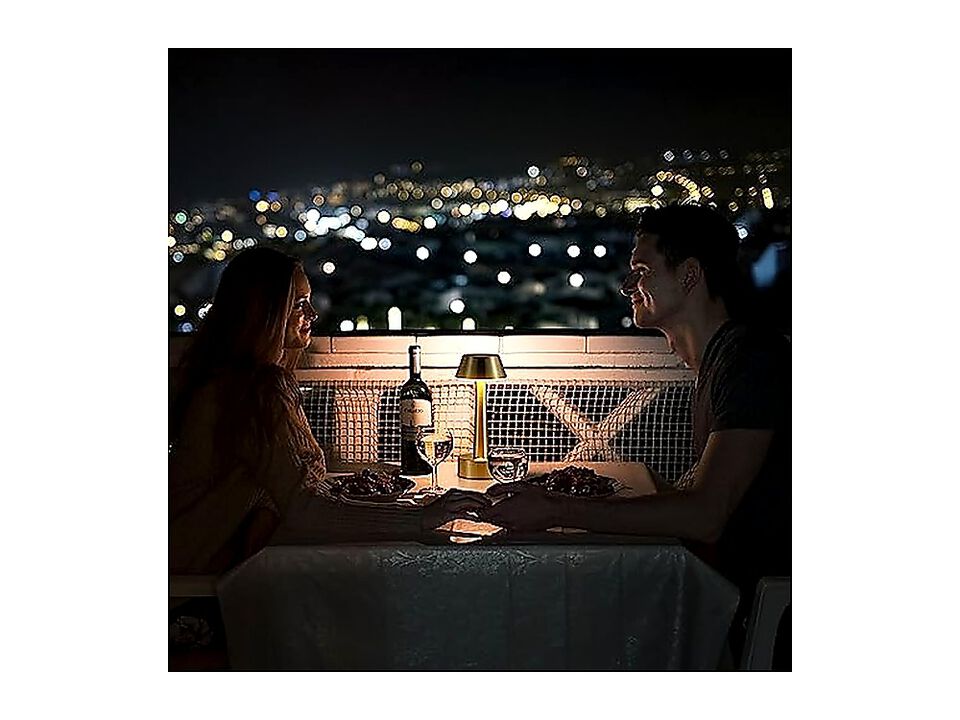 8 Cordless Small Table Lamp Bar Restaurant Rechargeable Battery Operated Touch
