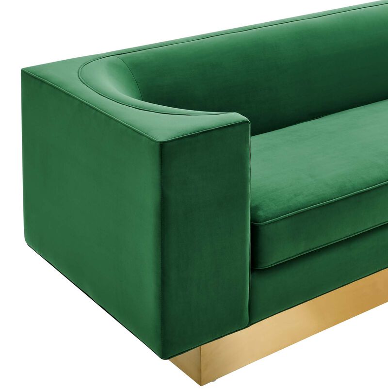 Eminence Upholstered Performance Velvet Sofa image number 4