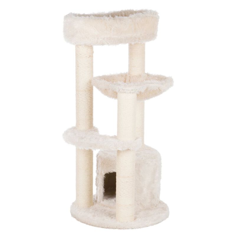TRIXIE Baza Junior Jute & Plush 3-Level 39" Cat Tower, Scratching Posts and Condo image number 0