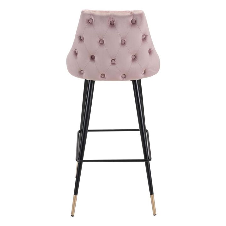 Belen Kox Piccolo Bar Chair, Pink Velvet, Belen Kox