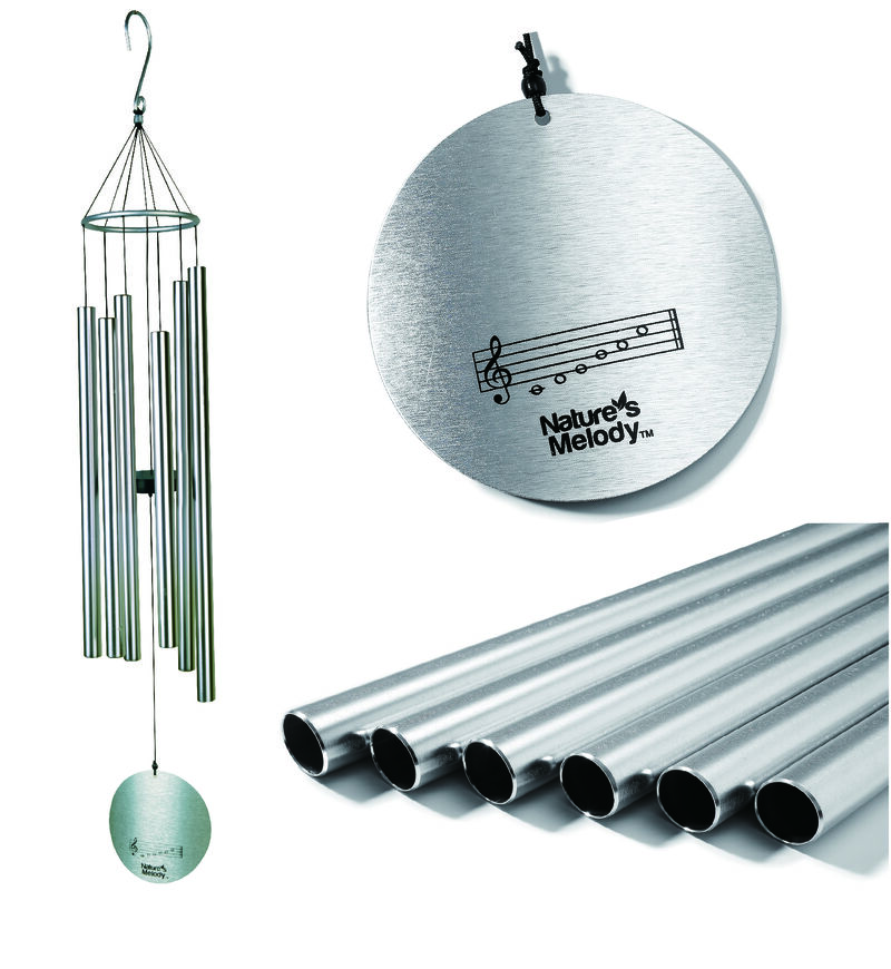 Nature's Melody Aureole Tunes 6-Tube Outdoor Wind Chimes