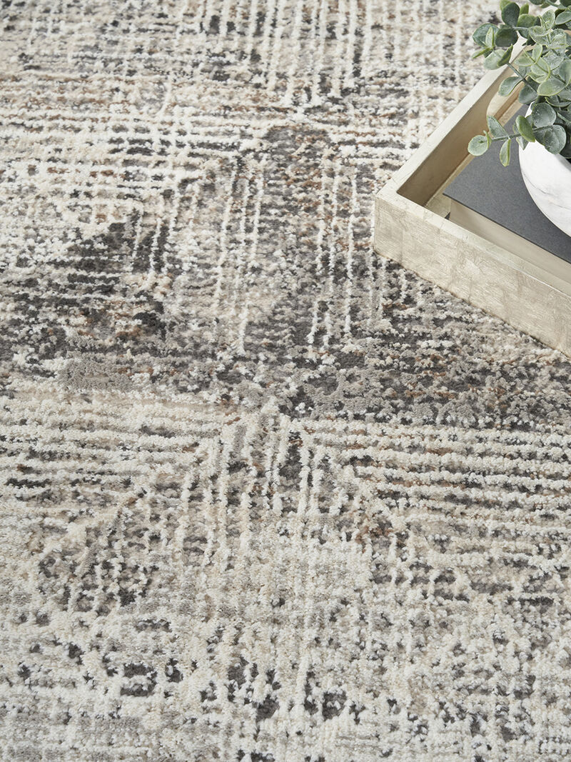 Sustainable Trends SUT08 Ivory/Multicolor 5'3" x 7'3" Rug