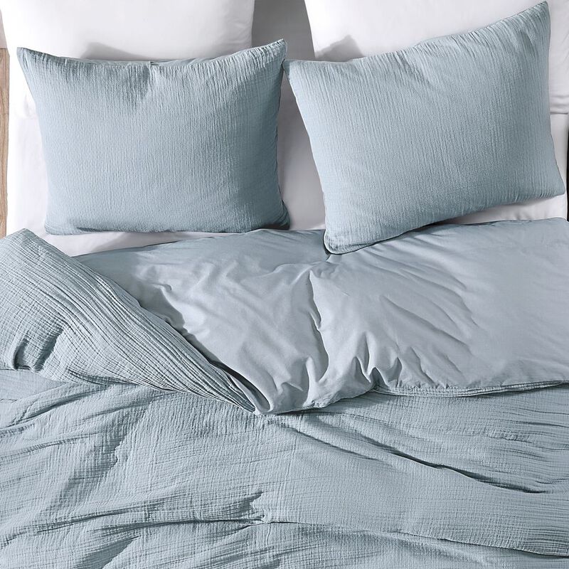 Cotton Gauze 4pc King Comforter Set image number 3