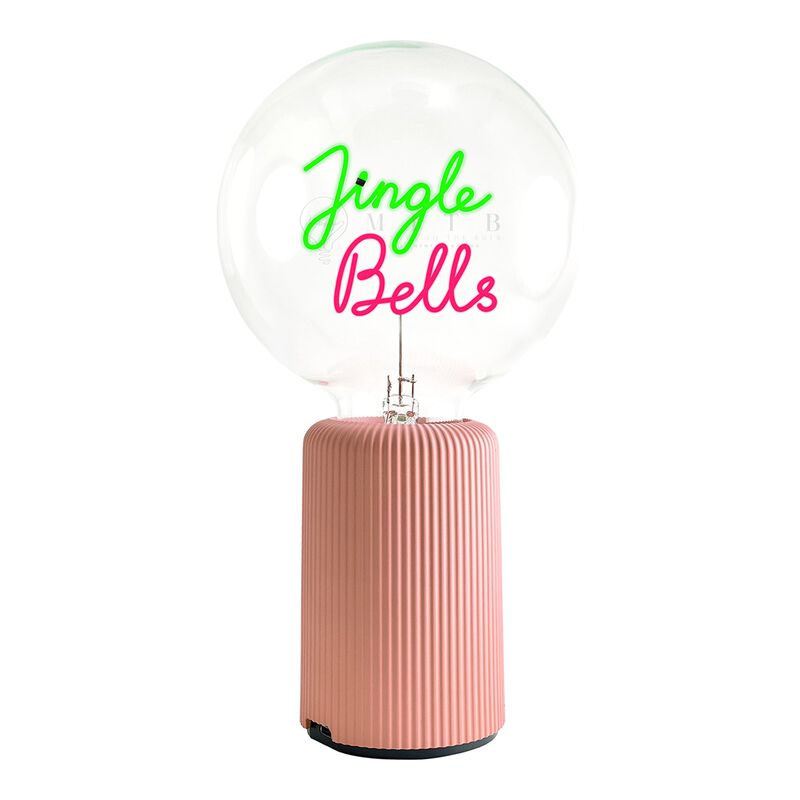 Bulb JINGLE BELLS Green/ Red with Base Table Lamp PORTABLE Pop image number 0